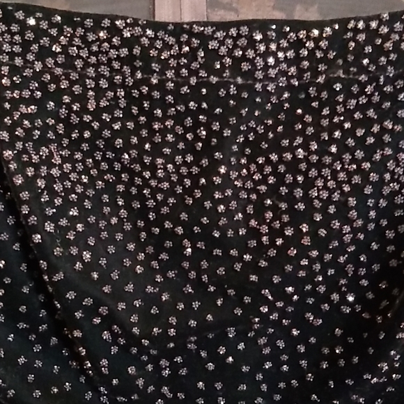 Tadashi Petite Embellished Brown Velvet Dress, Med - Picture 4 of 8